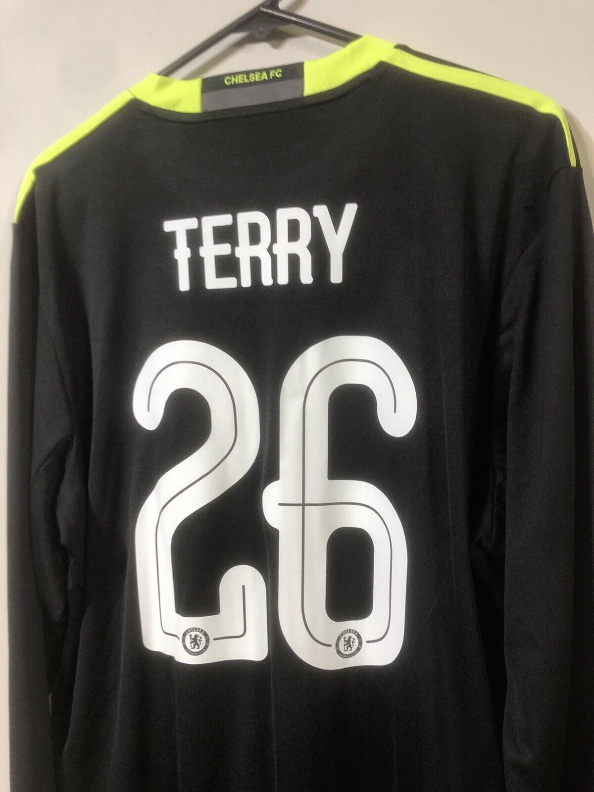 Terry #26 Chelsea 2016/17 Large L/S Away Football Shirt Adidas Mint Condition