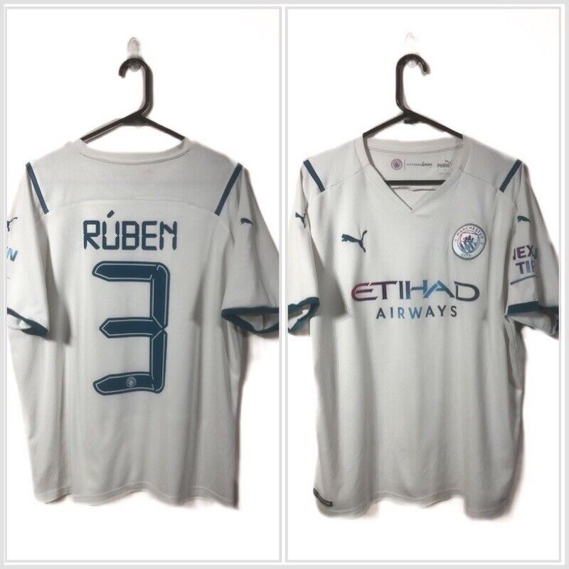 Ruben 3 Manchester City 2021 22 Xl Away Shirt Puma Very Good Condition 759211 02