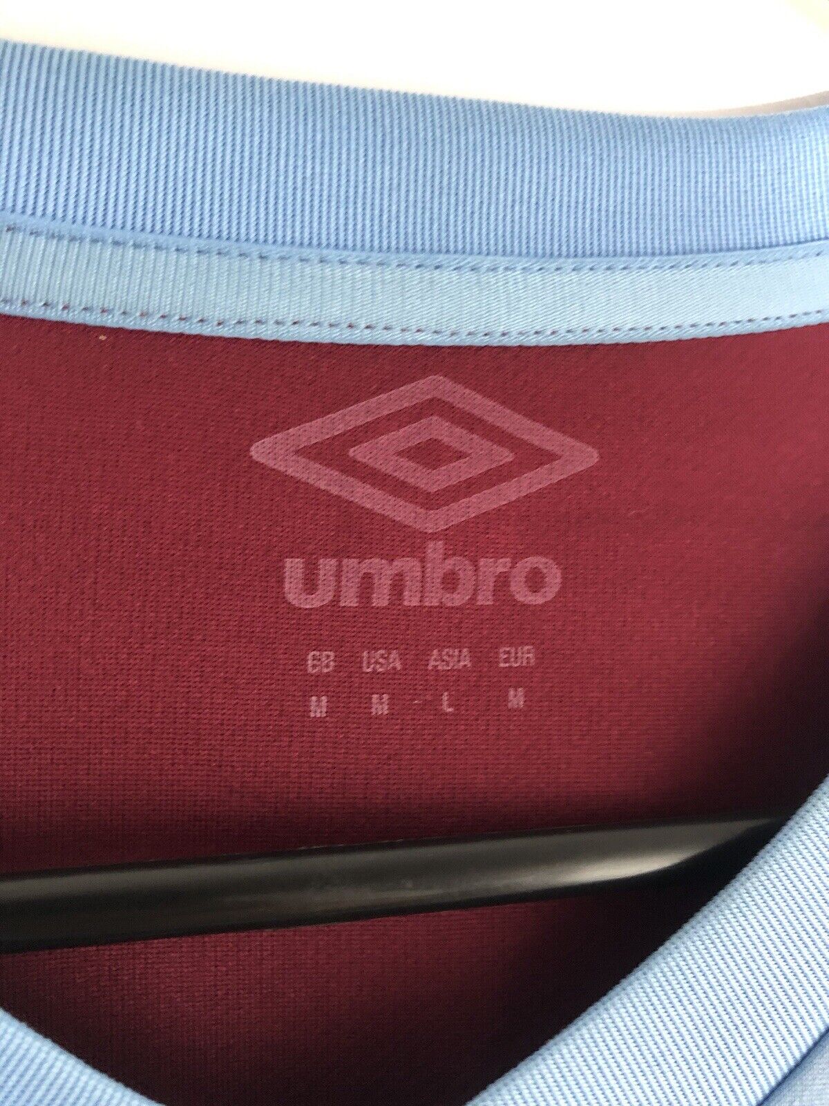 Noble 16 West Ham United 2019 20 Medium Home Shirt Umbro Excellent Condition