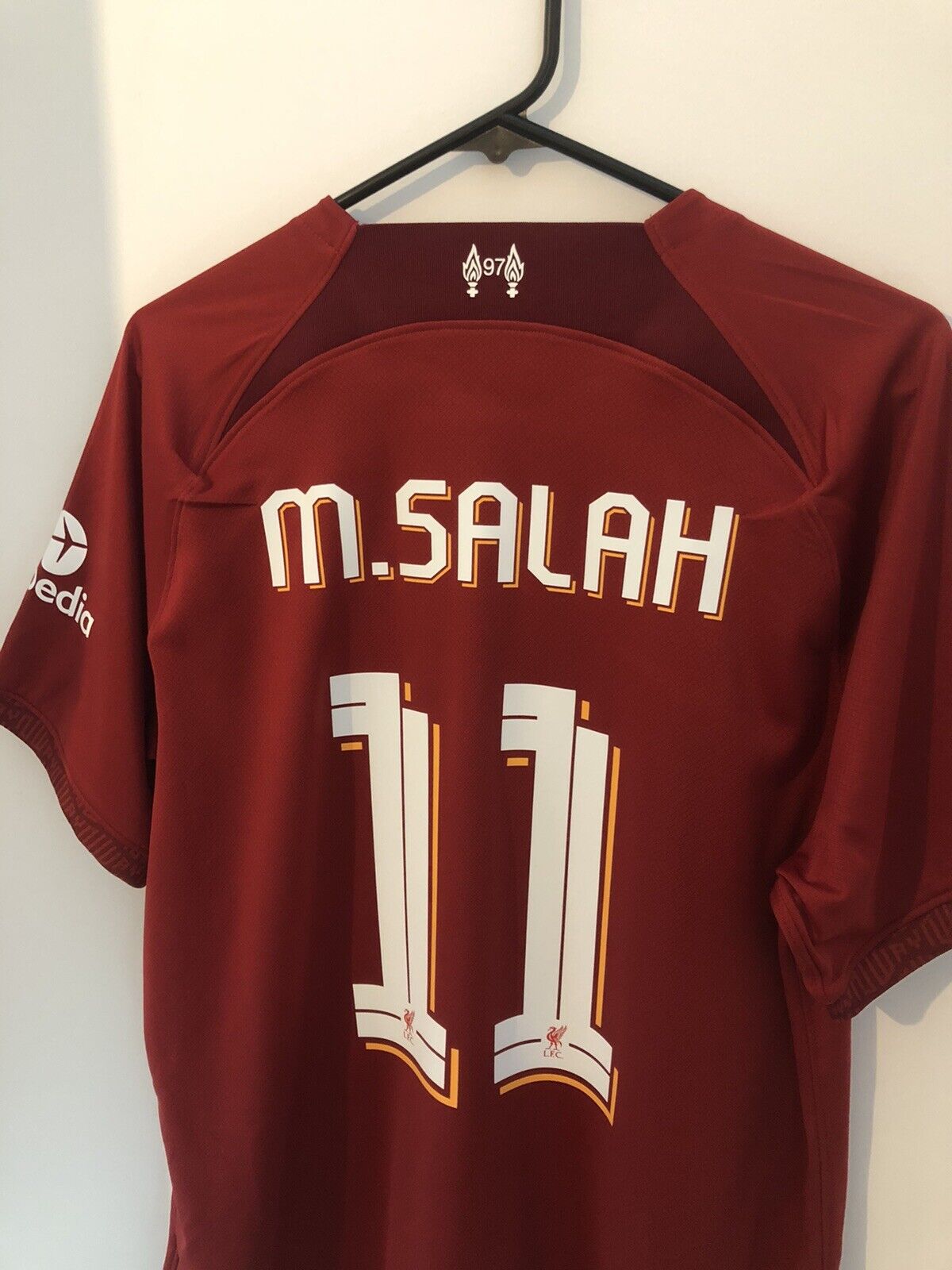 M Salah 11 Liverpool Large 2022 23 Home Nike Excellent Condition Dm1843 609
