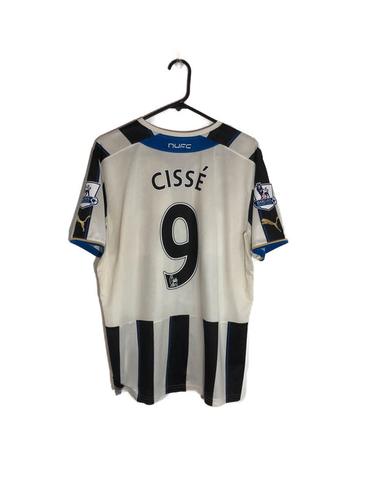 Newcastle United Cisse #9 2013/14 Medium Home Shirt Excellent Condition 743470