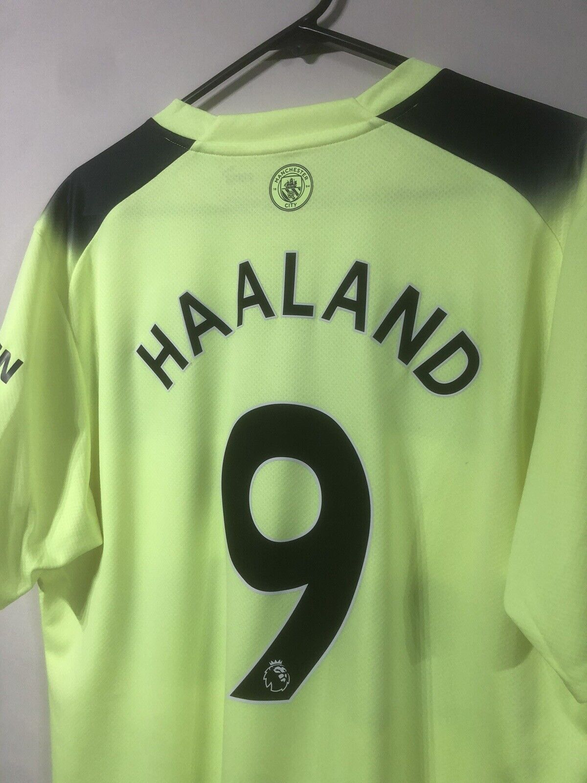 Haaland #9 Manchester City 2022/23 Treble XL 3rd Shirt Puma Excellent Condition