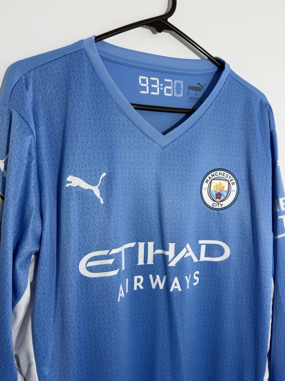 Manchester City Rodrigo #16 2021/22 XL LS Home Shirt Puma BNWT 759203-01