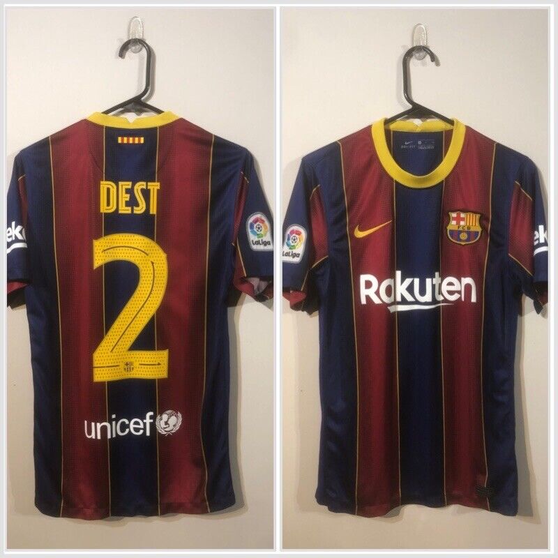Dest #2 Barcelona Small 2020/21 Home Shirt Very Good Condition