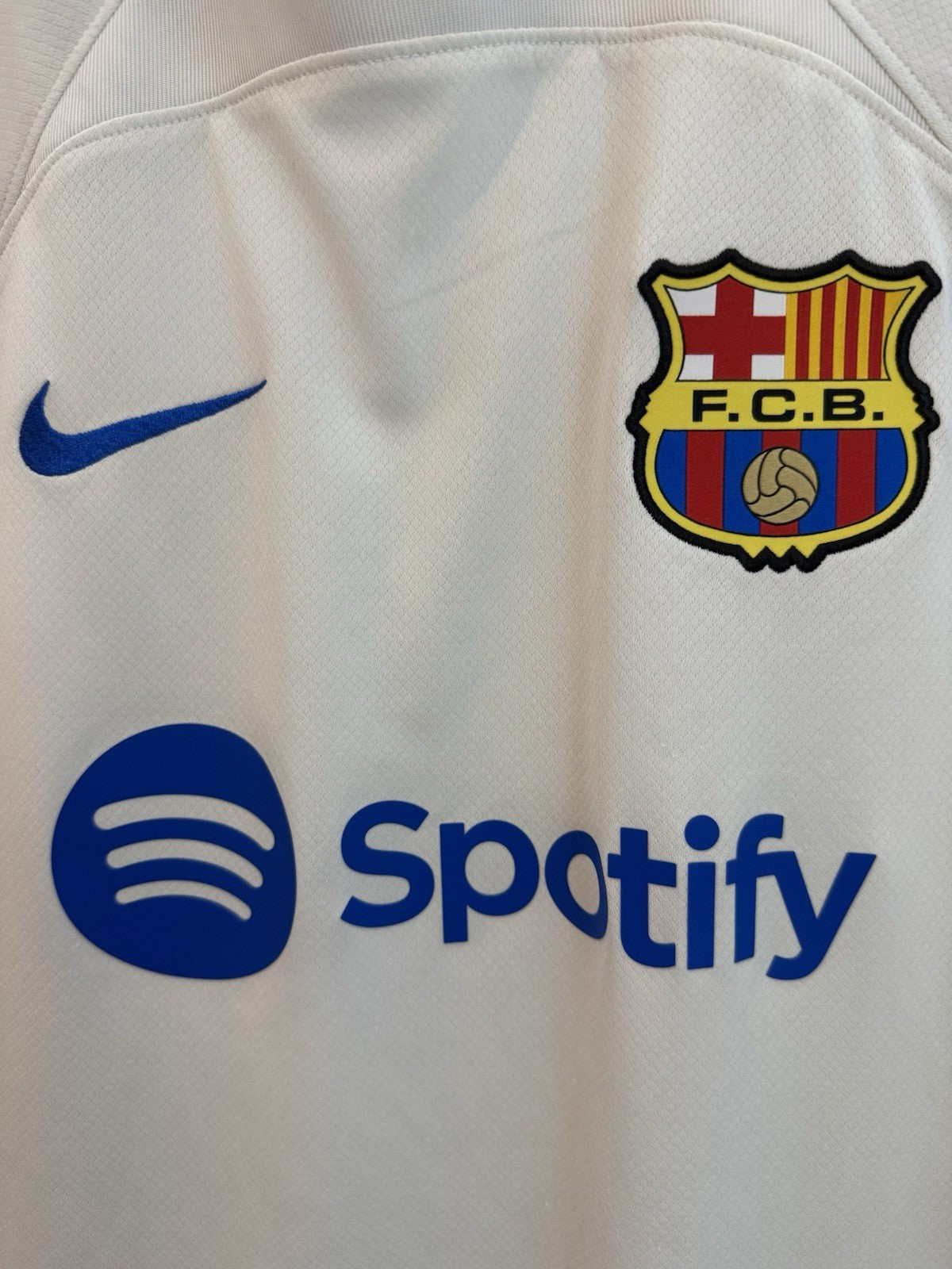 Barcelona Lewandowski #9 2023/24 Away Large Shirt Excellent Condition DX2686-101
