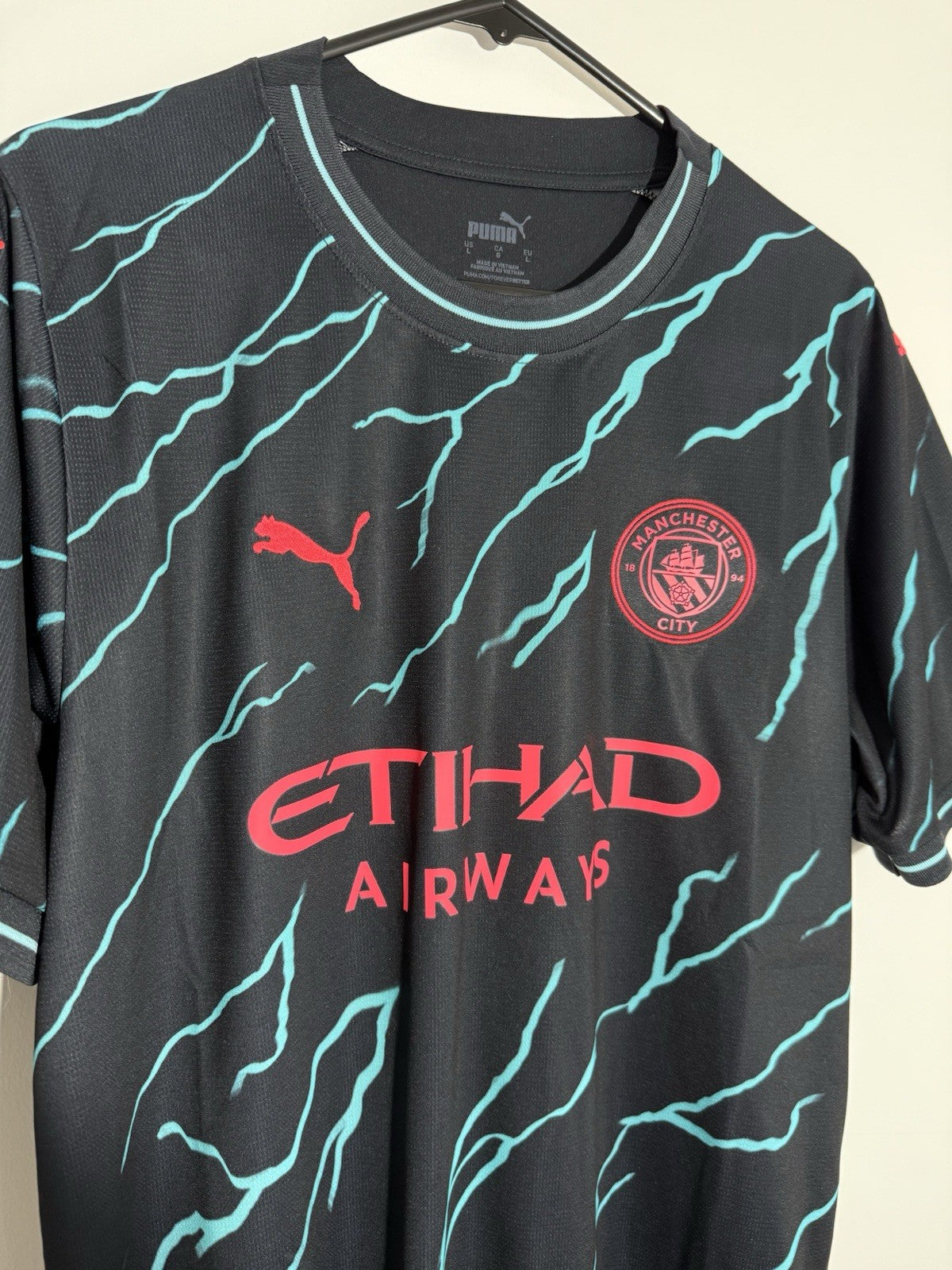 Manchester City Bernardo #20 2023/24 Large 3rd Brand New With Tag 770460-03