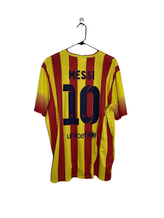 Barcelona Messi #10 2013/14 Xl Away Shirt Excellent Condition 532823-703