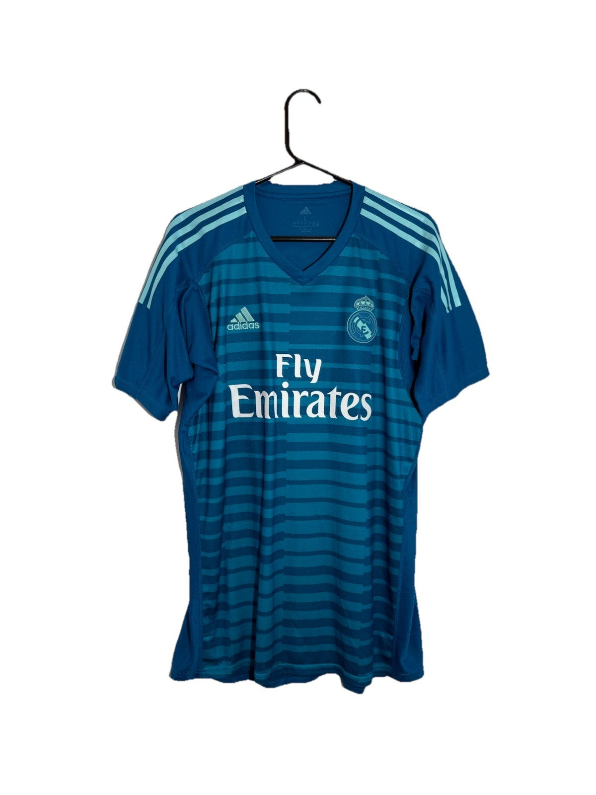 Real Madrid Courtois #25 2018/19 Large Away GK Shirt Adidas BNWT CG0577