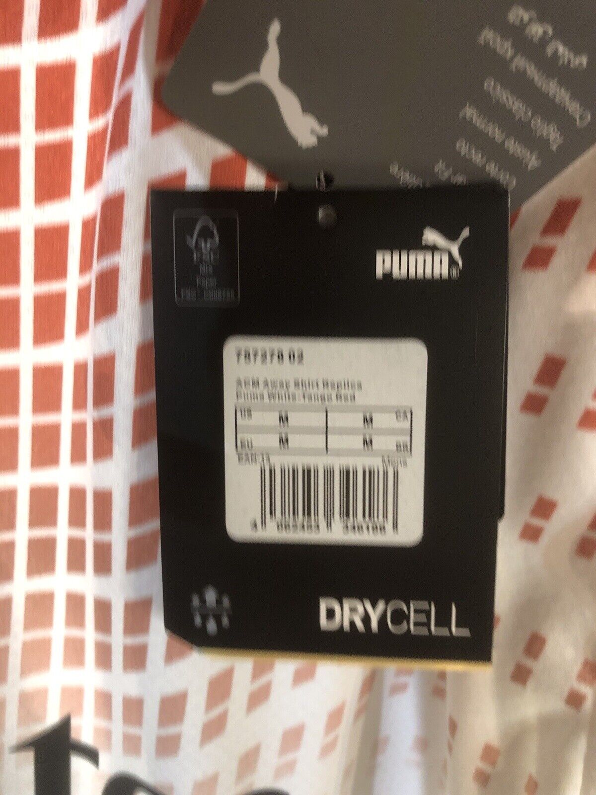 Saelemaekers #56 AC Milan Medium 2020/21 Away Football Shirt Puma BNWT