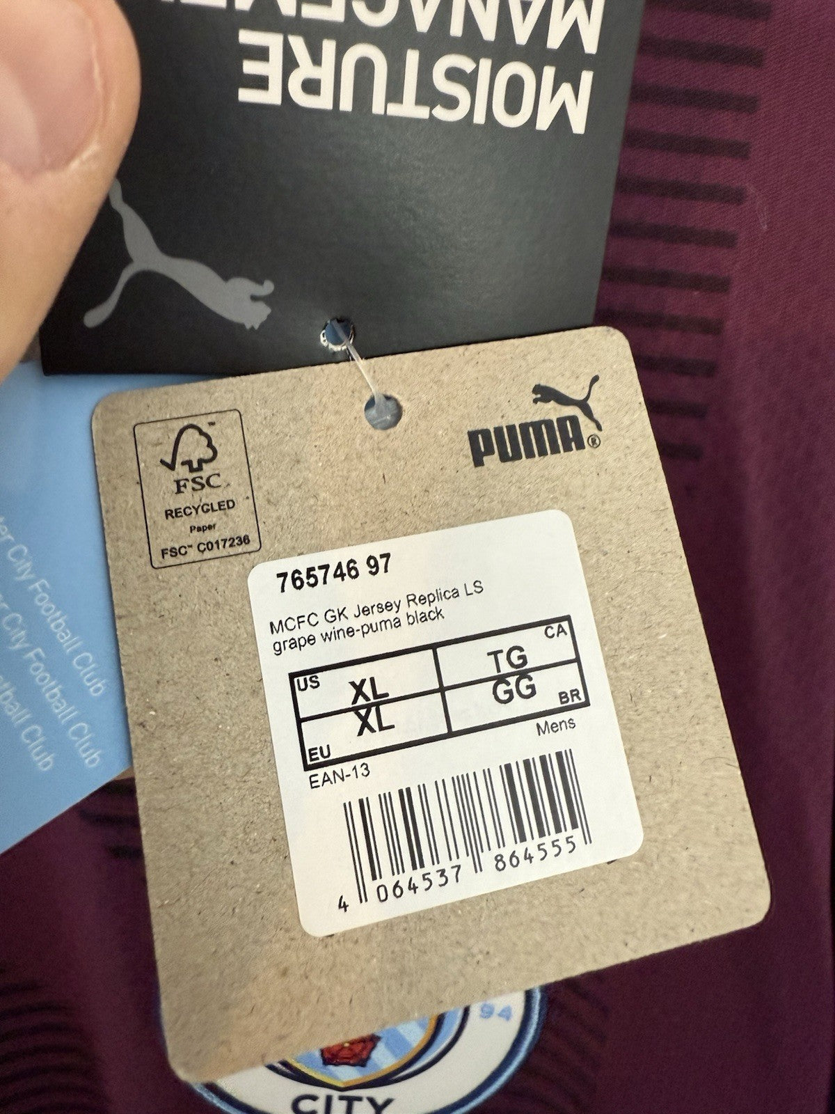 Manchester City Ederson M. #31 2022/23 XL Home Goalkeeper Shirt 765746-97