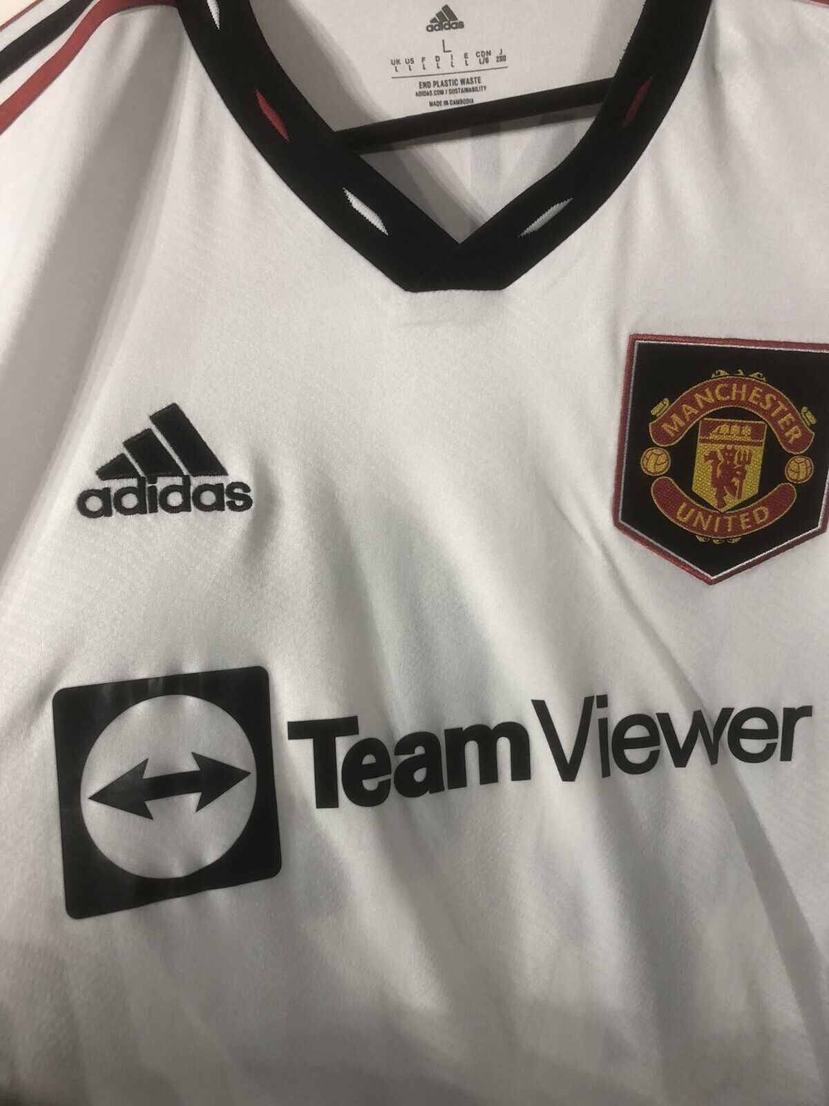 Garnacho #49 Manchester United Large 2022/23 Away Shirt Excellent Condition