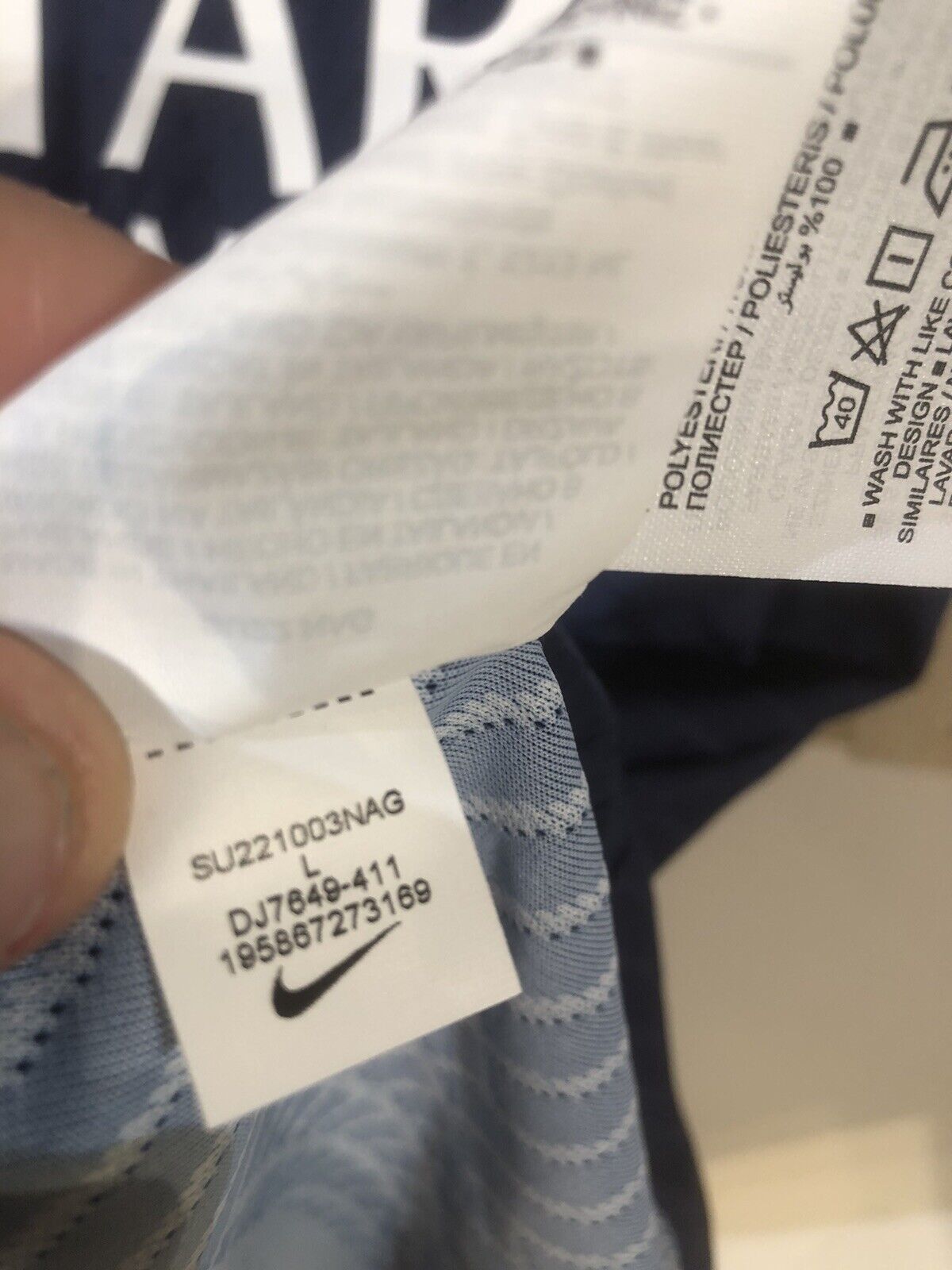 Messi #30 Paris St Germain DriFitAdv 2022/23 Large Home Shirt Excellent Conditio