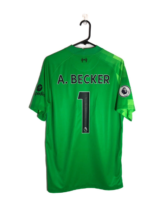 Liverpool A Becker #1 2021/22 Medium Home GK Shirt BNWT DB2559-330