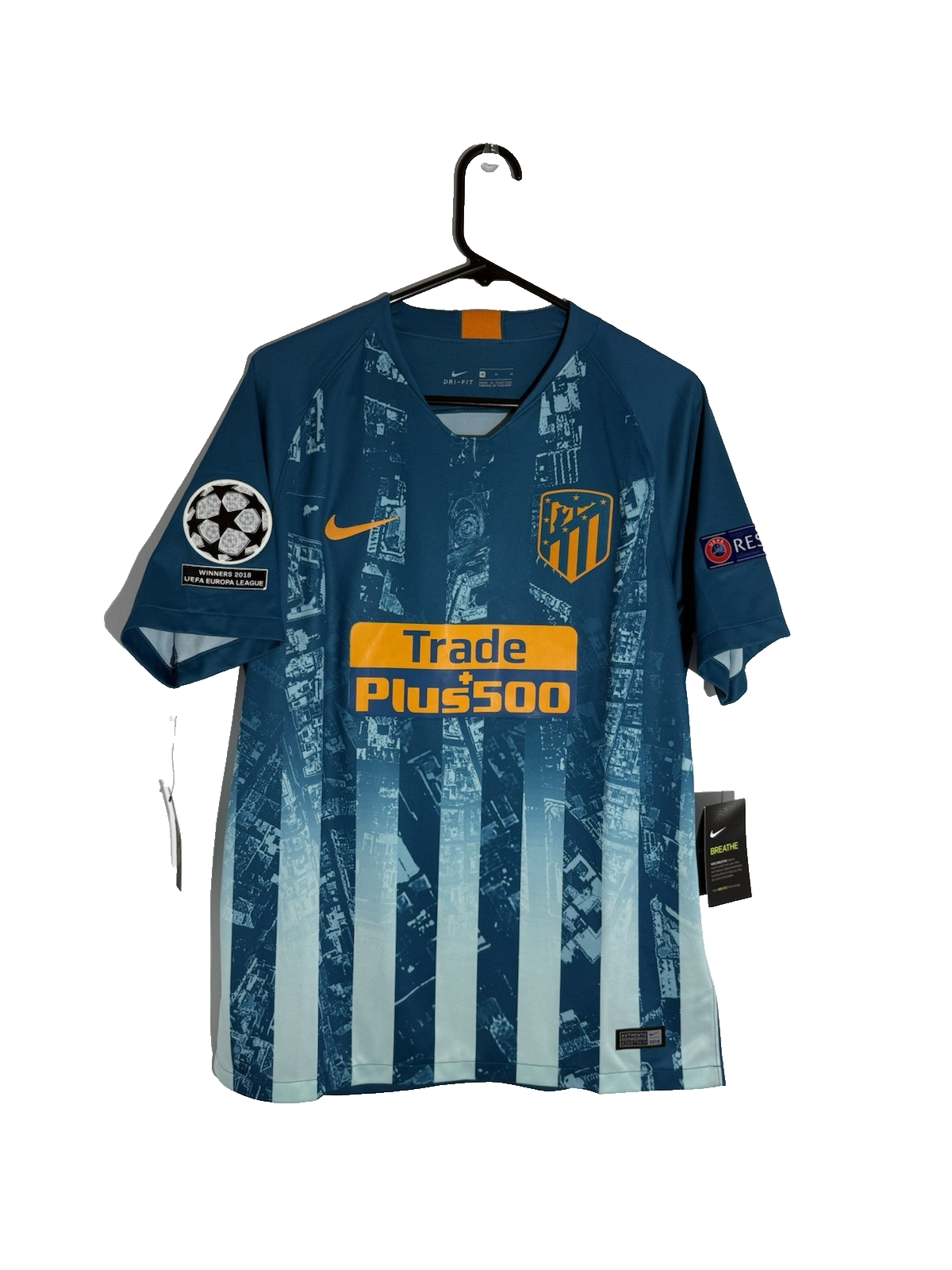 Atletico Madrid Koke #6 2018/19 Medium CL 3rd Shirt BNWT 918983-302