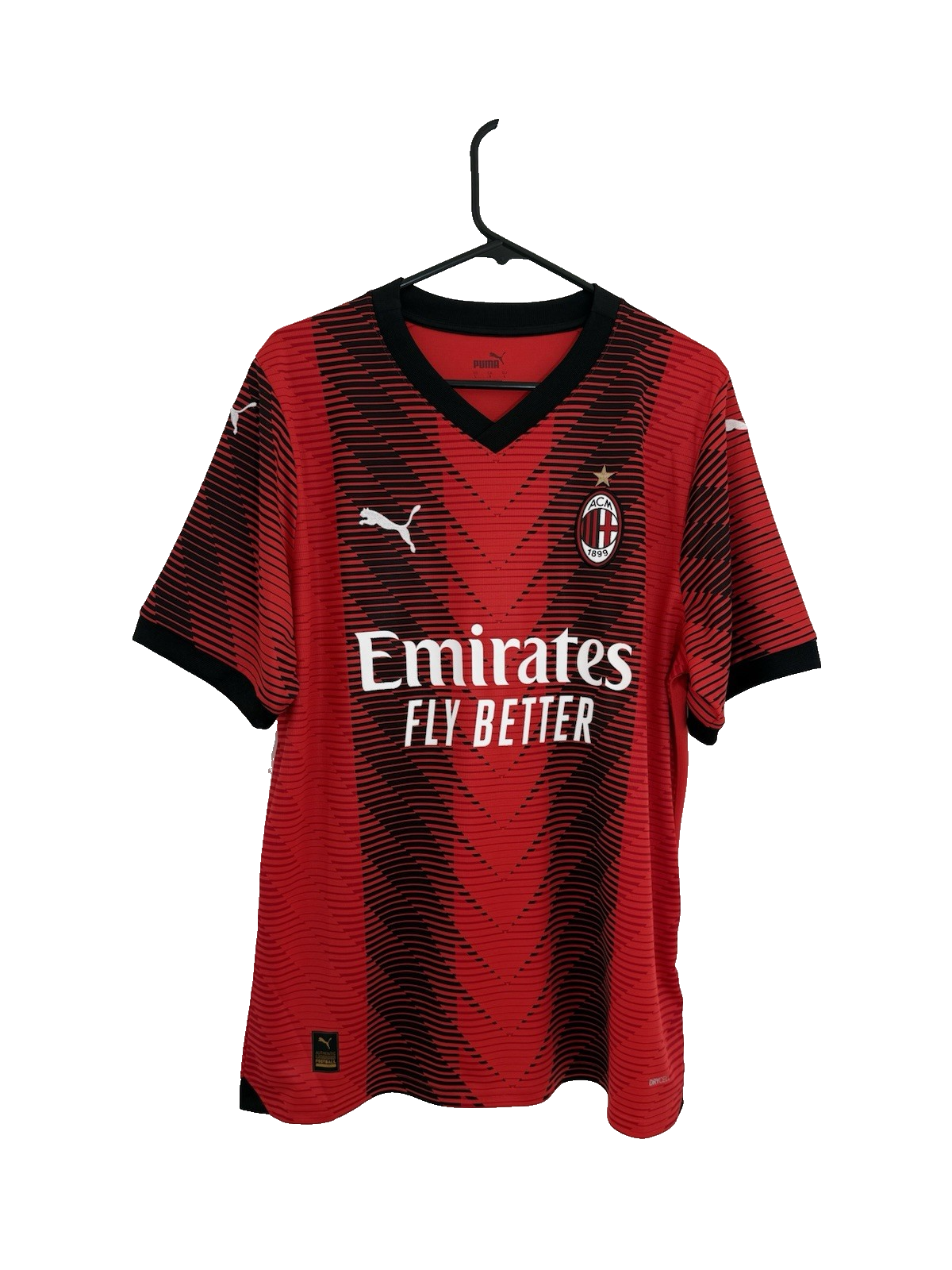 AC Milan Tomori #23 2023/24 Home Large Shirt BNWT 770383-01