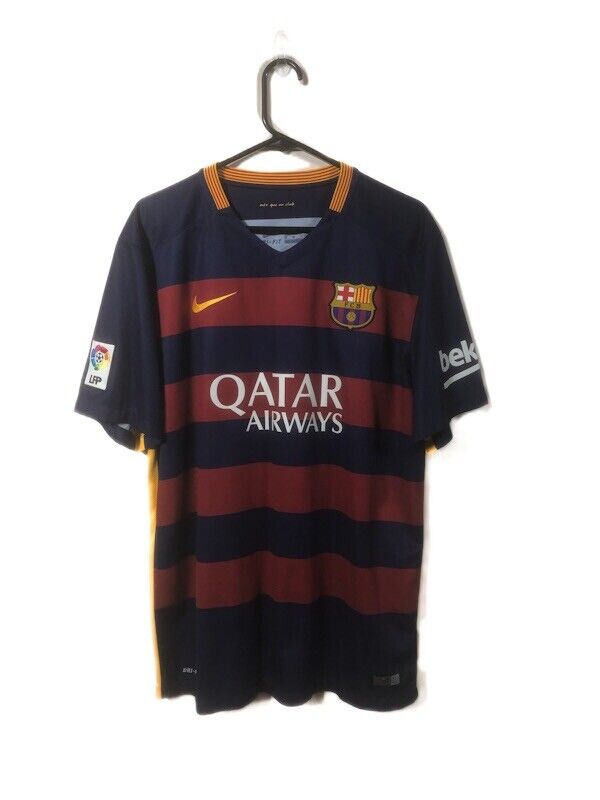 Messi 10 Barcelona 2015 16 Home Xl Shirt Nike Excellent Condition 658794 422