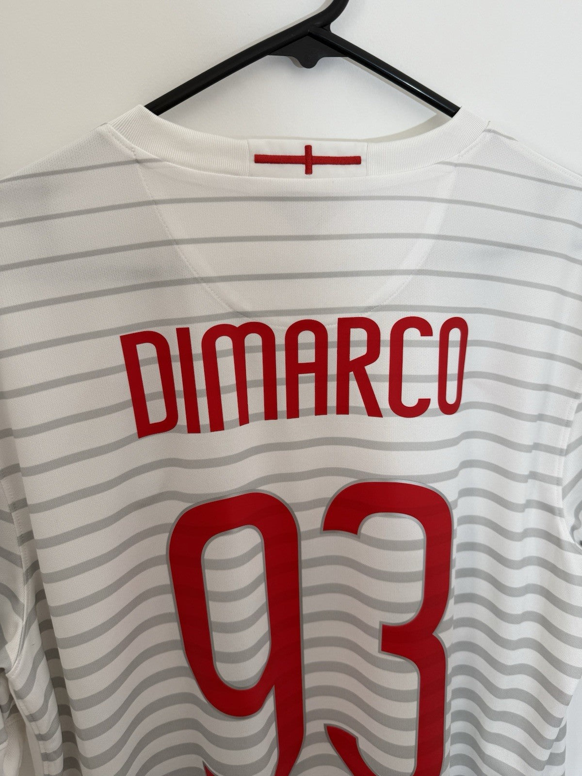Inter Milan Dimarco #93 2014/15 Large Away Shirt Excellent Condition 611063-106