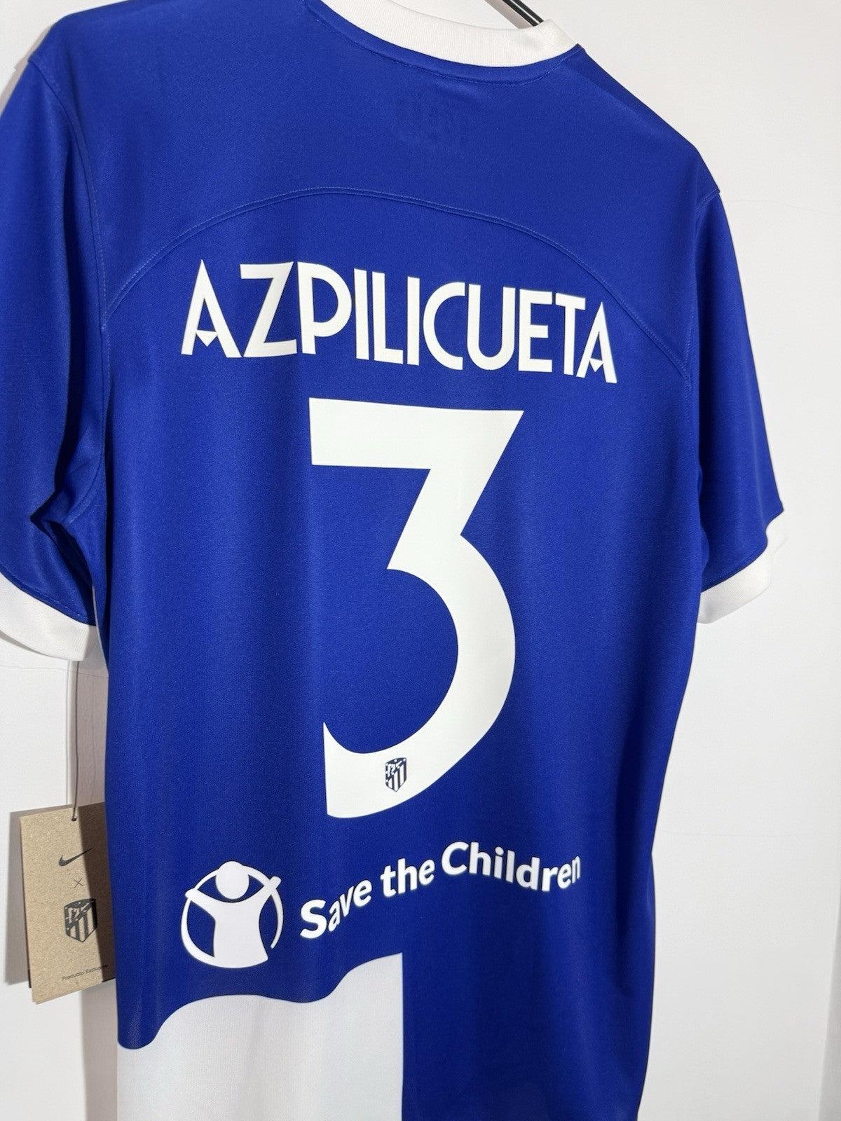 Atletico Madrid Azpilicueta #3 2023/24 Medium Away Shirt BNWT DX2679-418