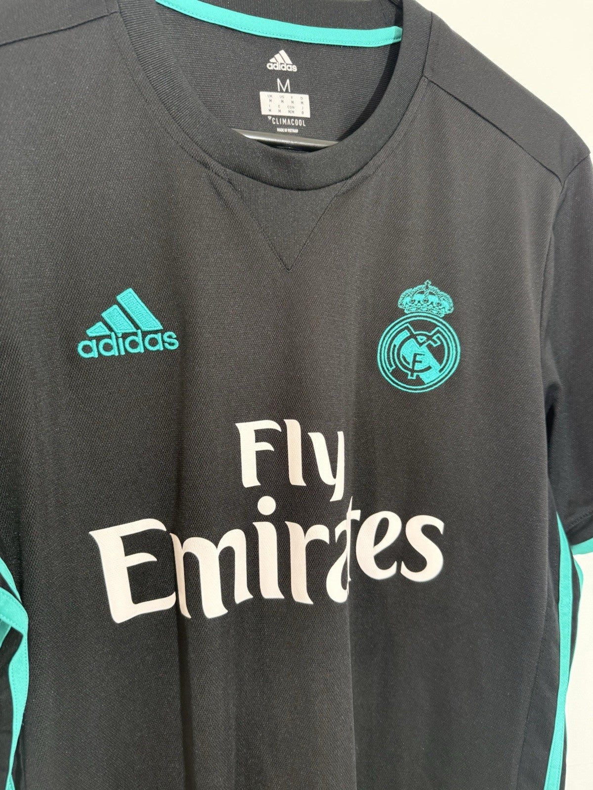 Real Madrid Kroos #8 2017/18 Medium Away Shirt Adidas Excellent Condition BR3543