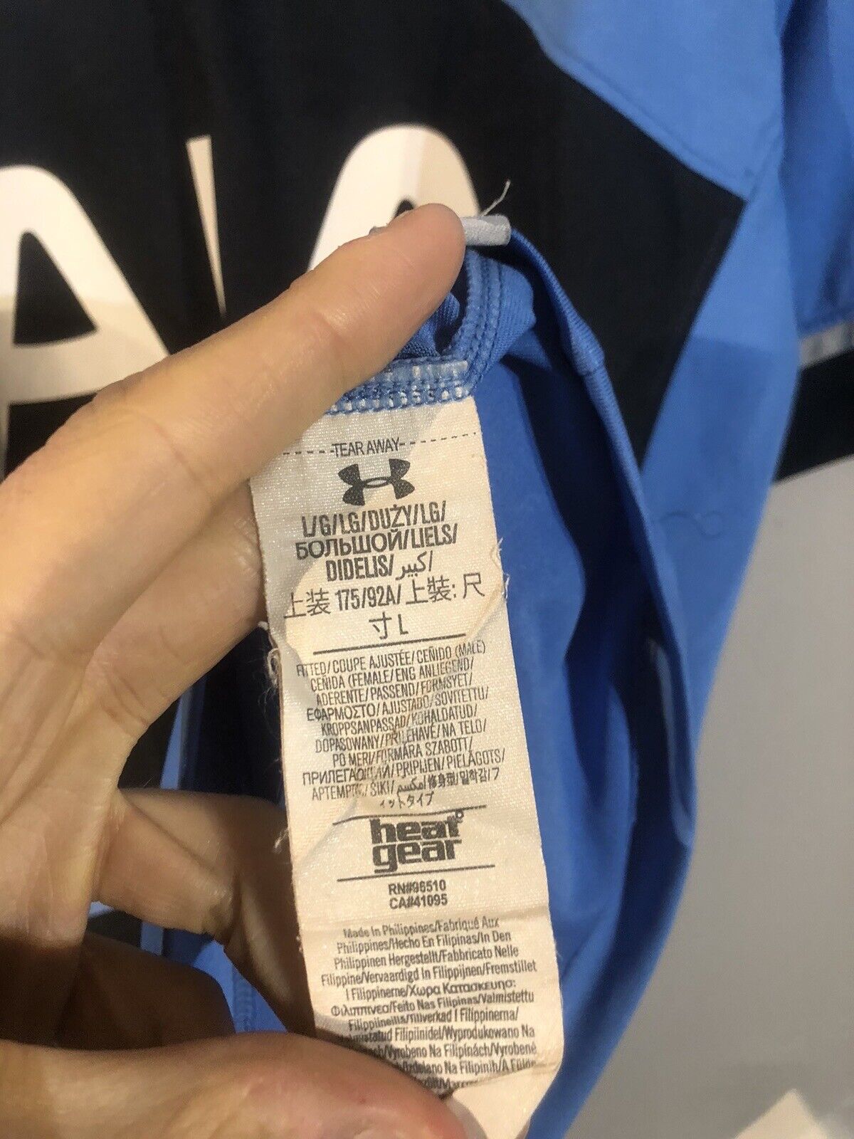 Kane #10 Tottenham Hotspur 2015/16 Large Away Shirt UA Excellent Condition