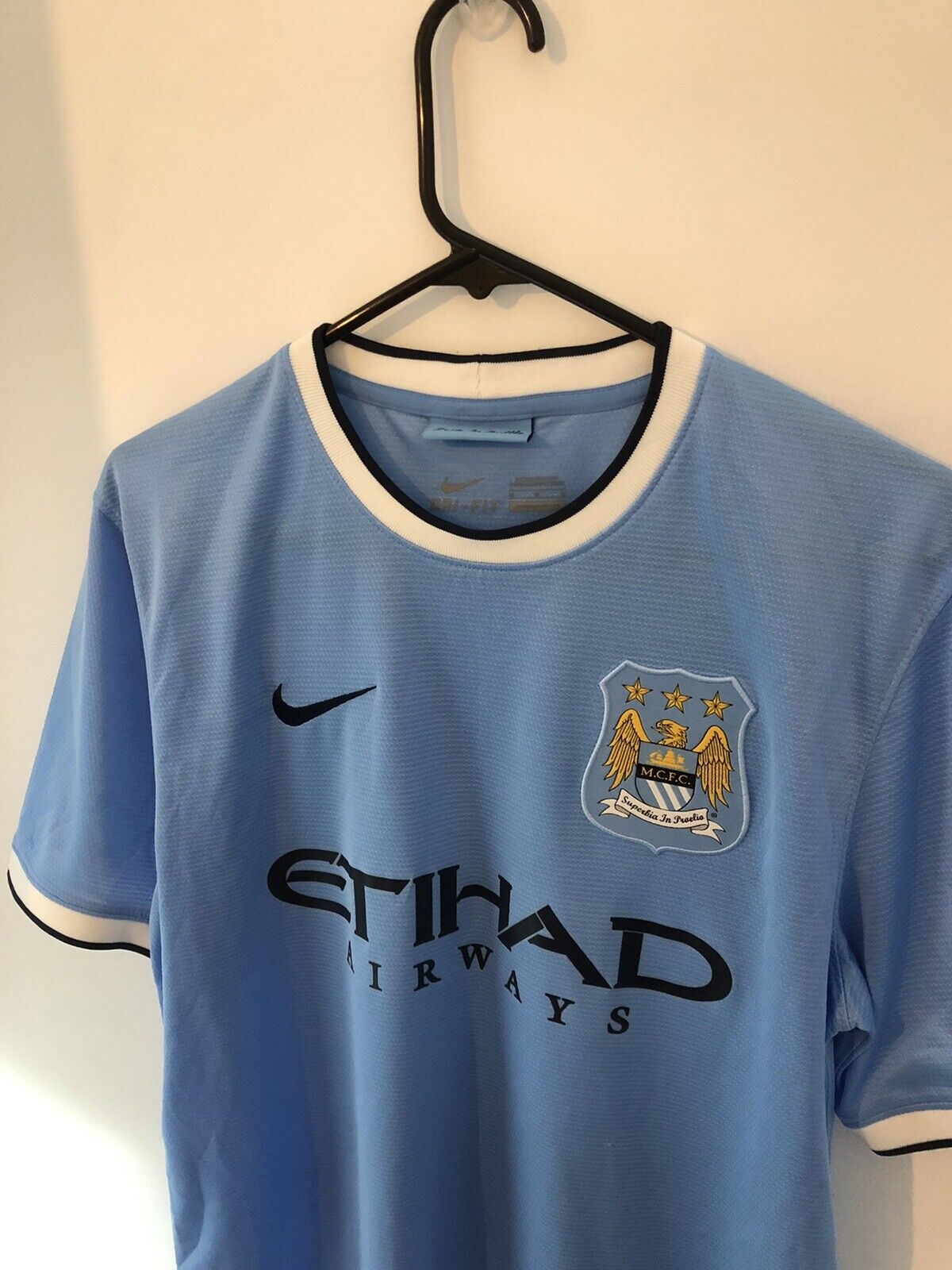 Fernandinho 25 Manchester City 2013 14 Medium Home Excellent Conditio 574863 489