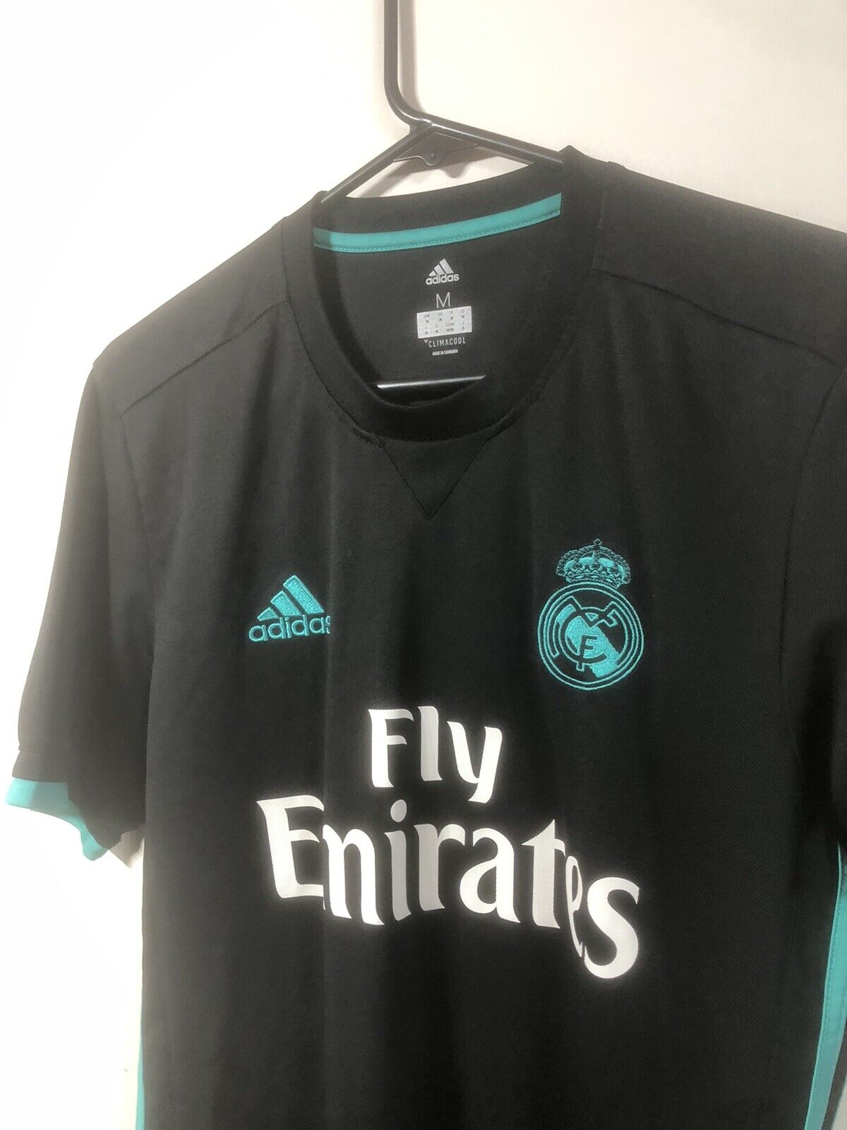 Ronaldo #7 Real Madrid 2017/18 Away Medium Shirt Adidas Excellent Condition