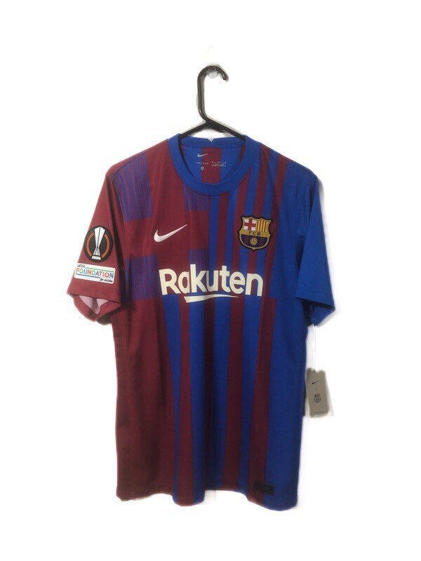 Barcelona Pedri #16 2021/22 Medium Europa League Home Shirt BNWT CV7891-428