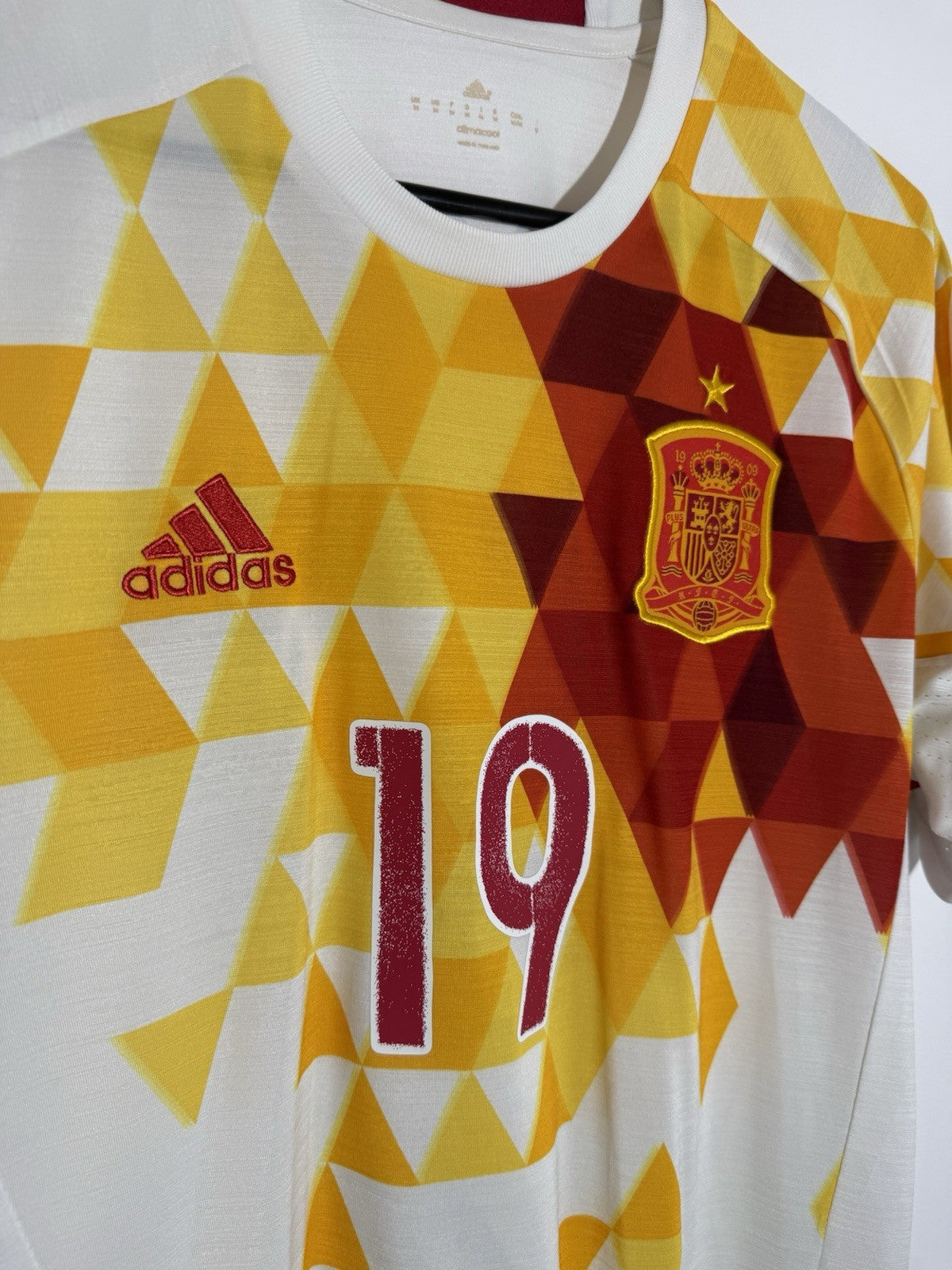 Spain Diego Costa #19 2016 Medium Away Shirt Adidas Excellent Condition AA0830