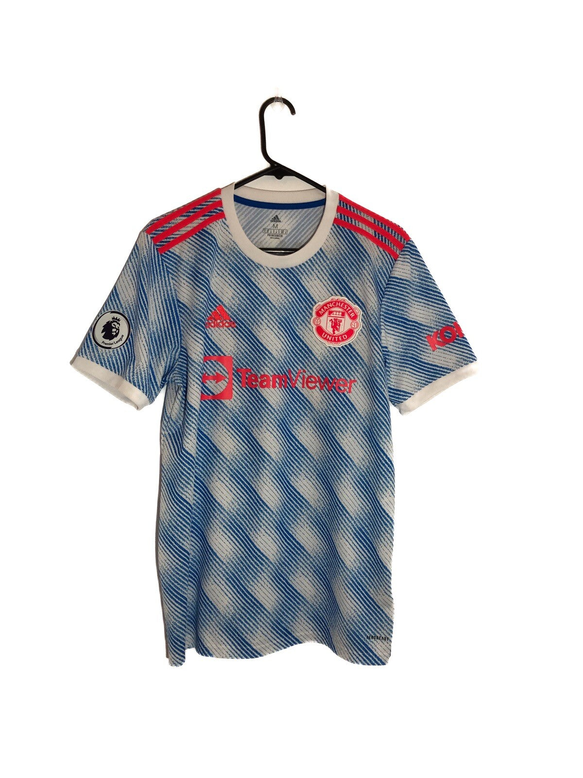 Manchester United Garnacho #75 2021/22 Medium Away Excellent Condition GM4622