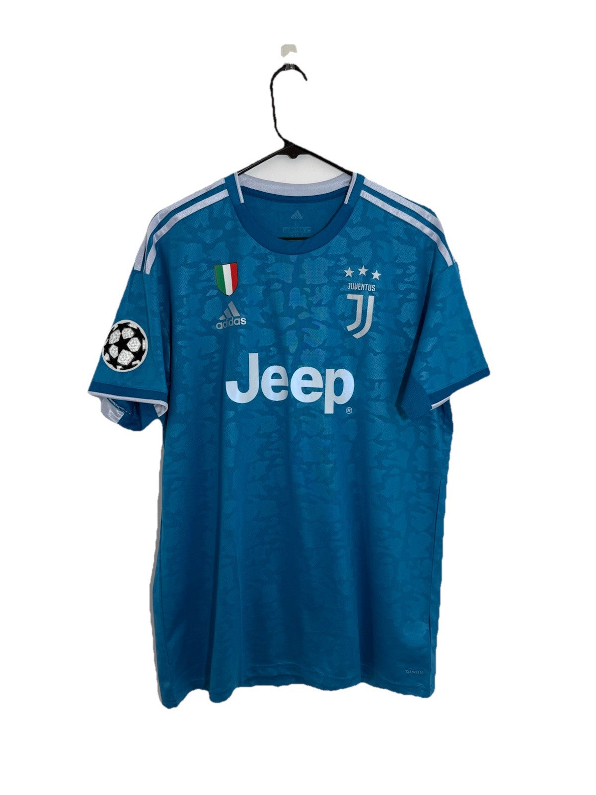 Juventus Chiellini #3 2019/20 Large CL 3rd Shirt Adidas BNWT DW5471