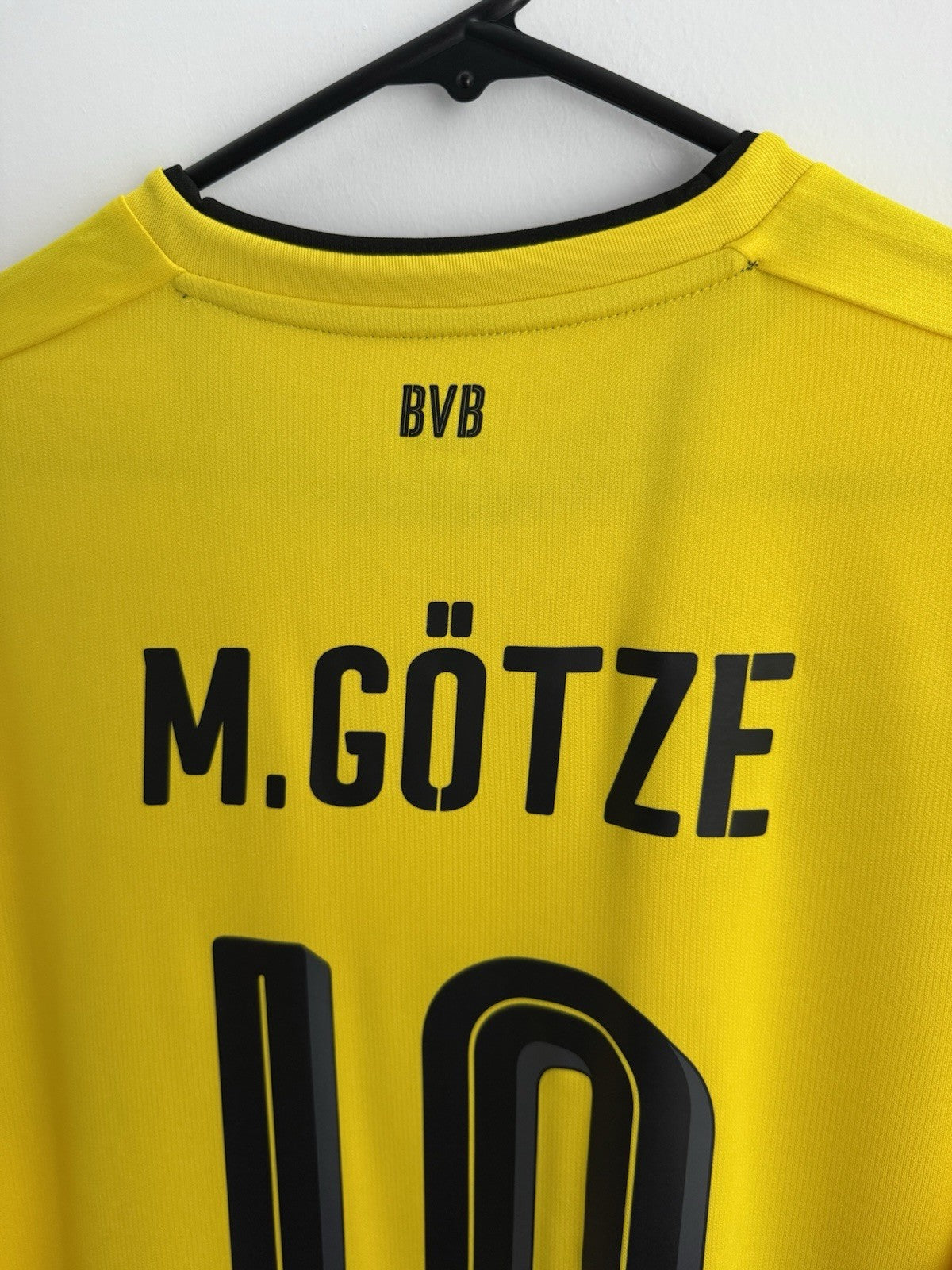 Borussia Dortmund M. Gotze #10 2017/18 Large Home Shirt Puma BNWT 751670-01