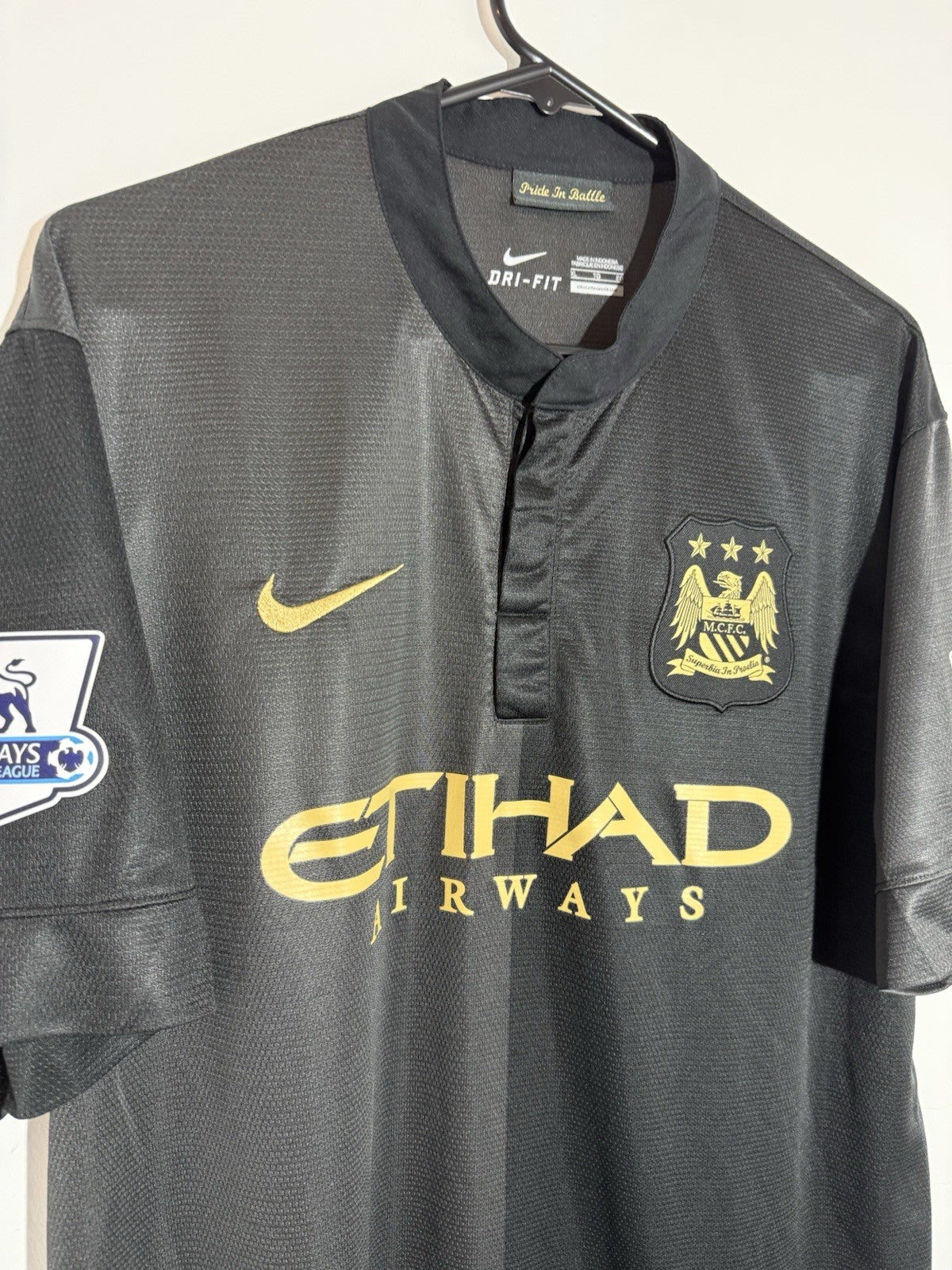 Manchester City Negredo #9 2013/14 Away XL Excellent Condition