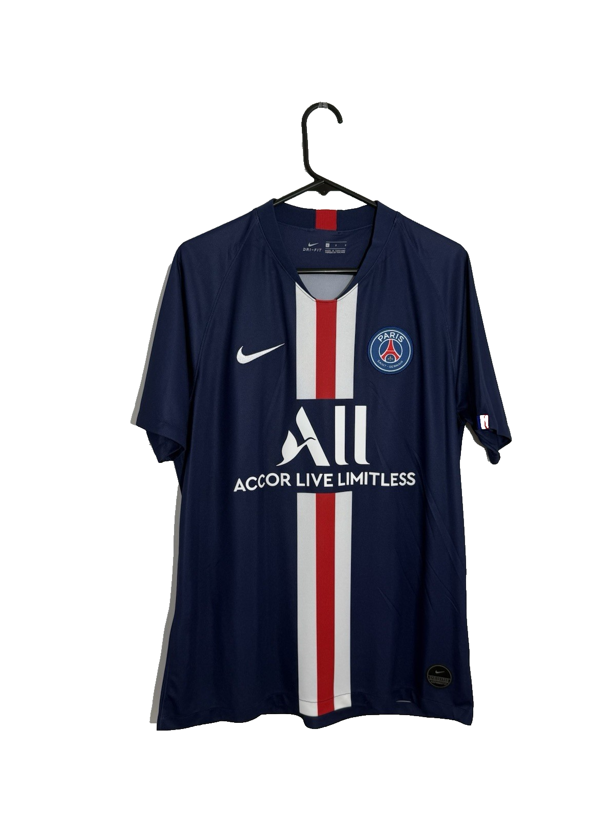 Paris St Germain Mbappe #7 2019/20 Large Home Excellent Condition AJ5553-411