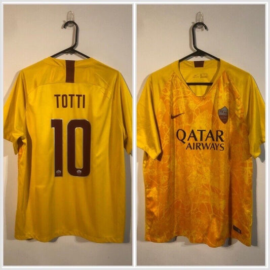 Totti #10 AS Roma 2018/19 3rd XL Football Shirt Jersey Nike Very Good Condition