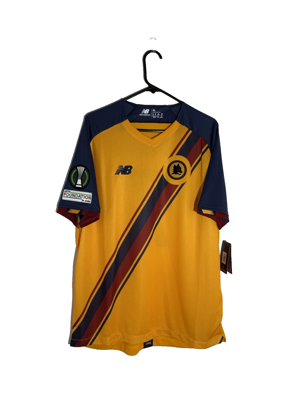 AS Roma Pellegrini #7 2021/22 XL EC 3rd Shirt New Balance BNWT MT130222
