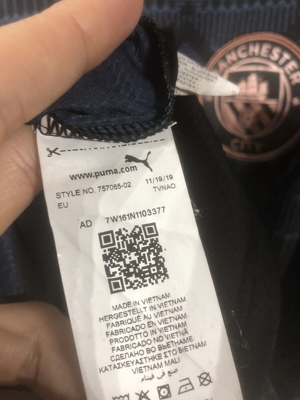 Laporte 14 Manchester City 2020 21 Medium Away Excellent Condition 757065 02