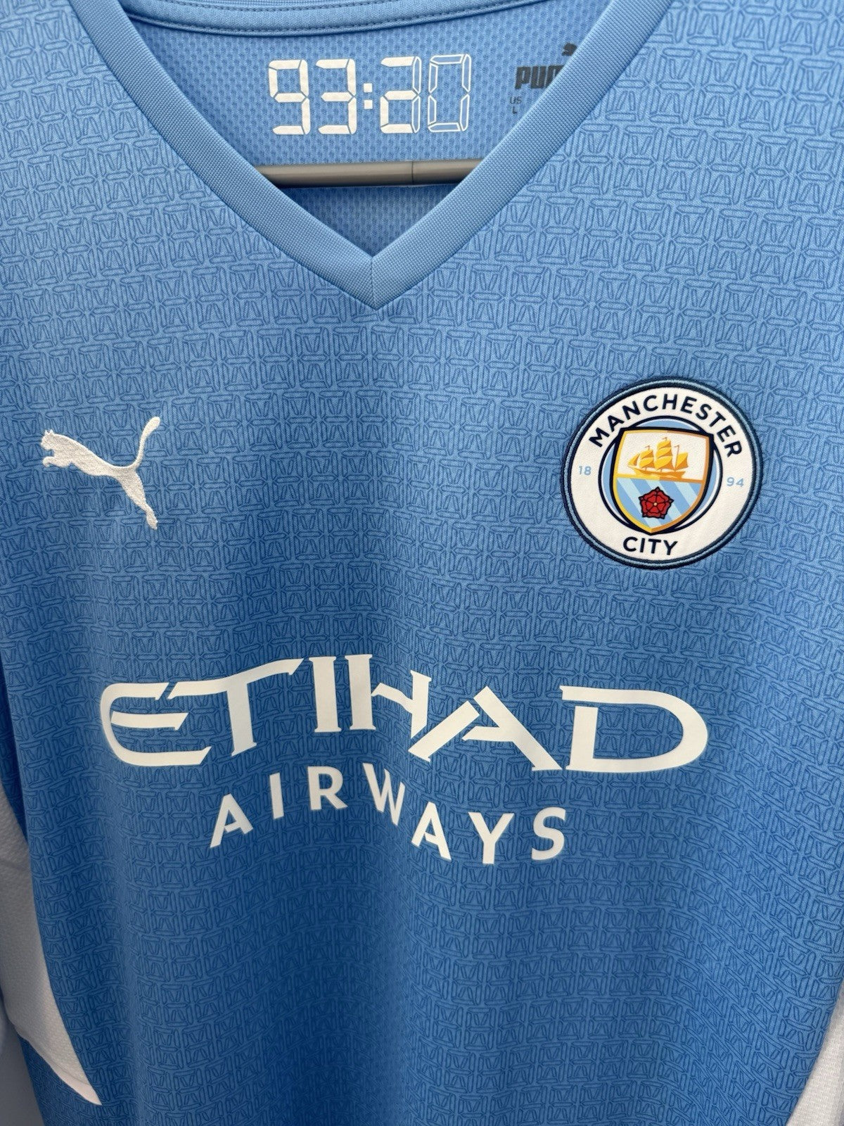 Manchester City Grealish #10 2021/22 Large Home Excellent Condition 759203-01