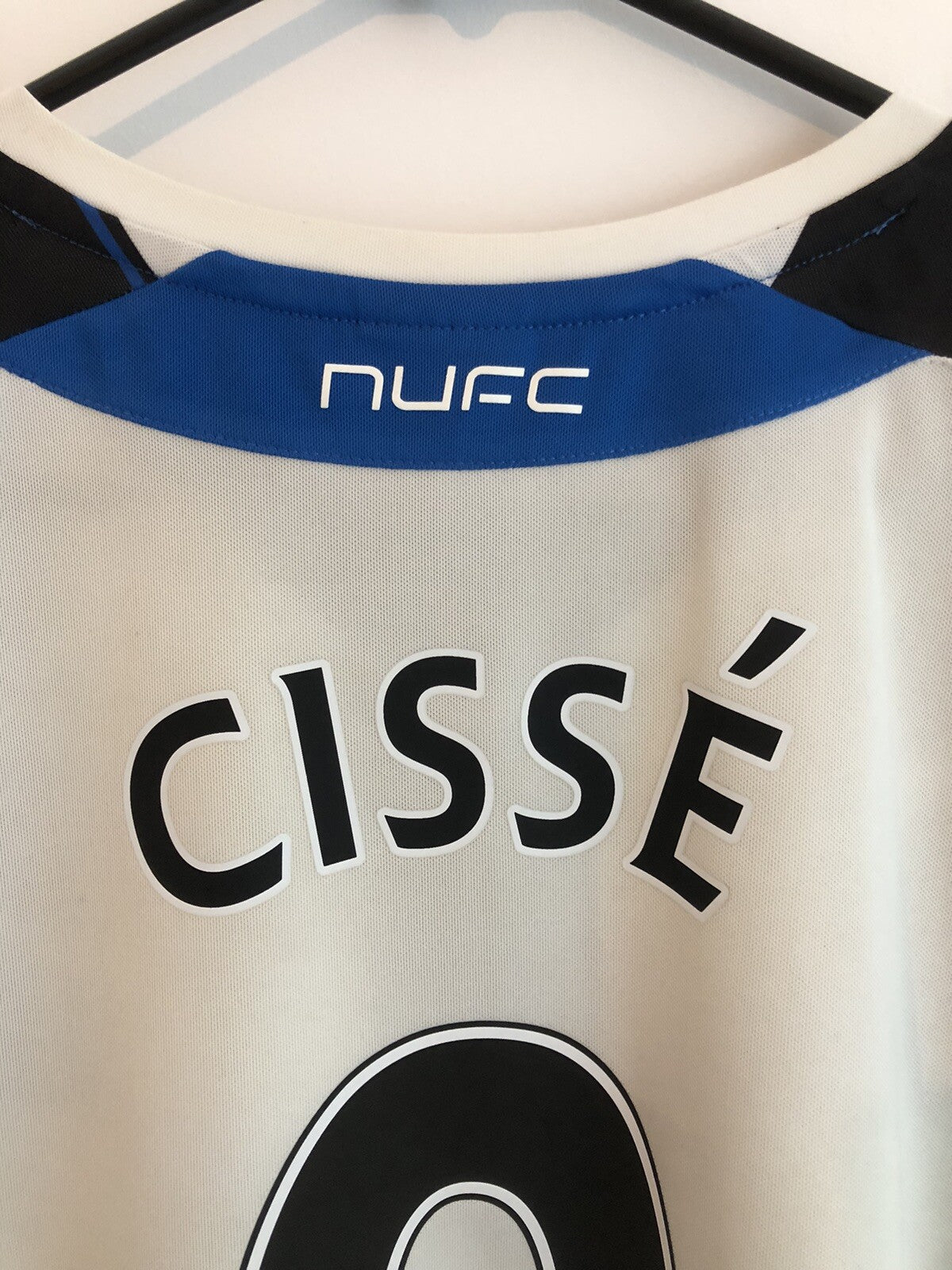 Newcastle United Cisse #9 2013/14 Medium Home Shirt Excellent Condition 743470