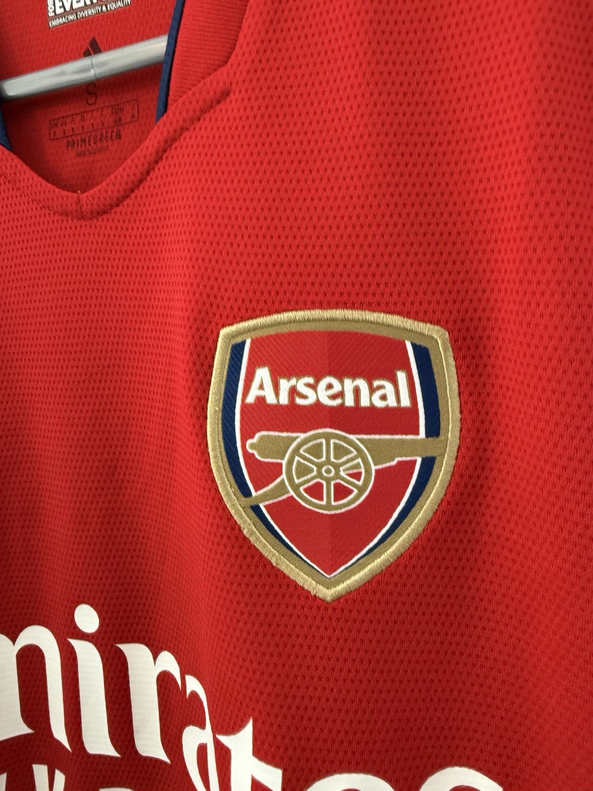 Arsenal Saka #7 2021/22 Small Home Shirt Adidas Excellent Condition GM0217
