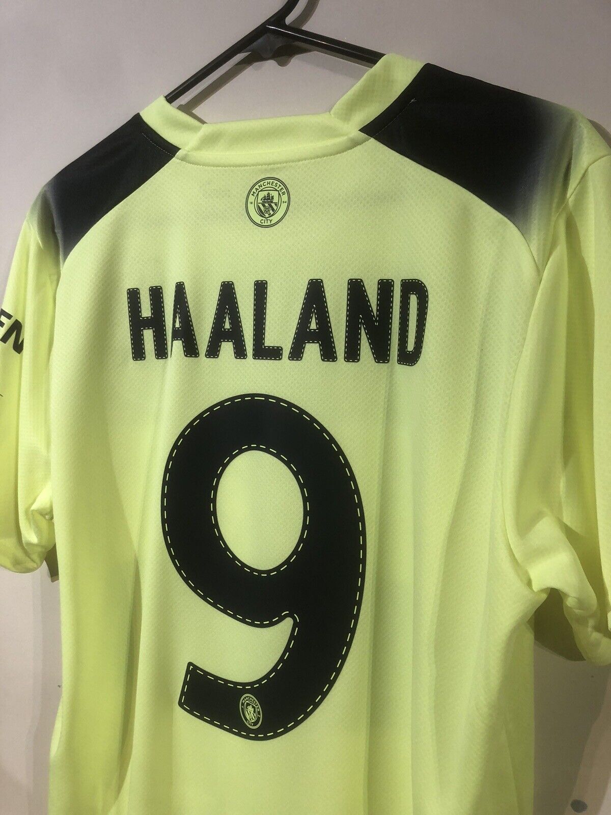 Haaland #9 Manchester City 2022/23 Treble Large 3rd Football Shirt Puma BNWT
