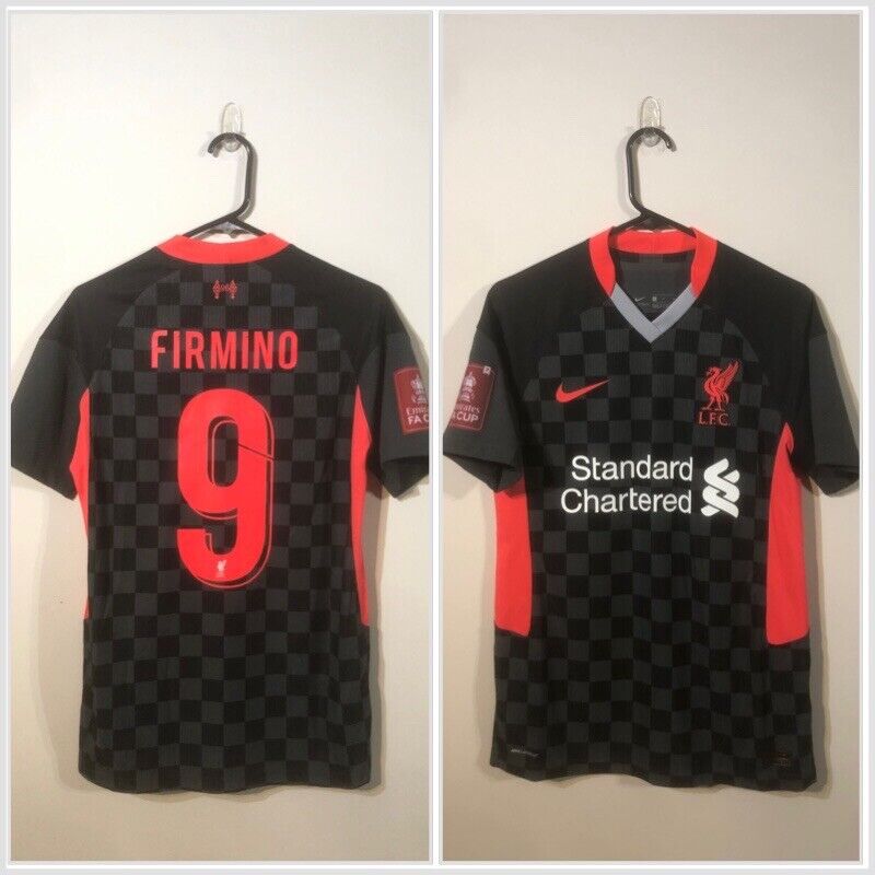 Firmino #9 Liverpool Small Euro Vaporknit 2020/21 3rd Shirt Nike BNWT