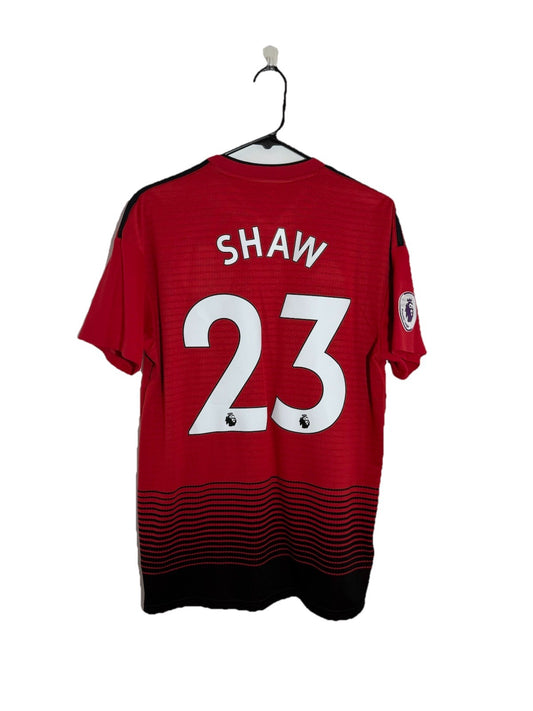 Manchester United Shaw #23 2018/19 Medium Home Shirt Excellent Condition CG0040