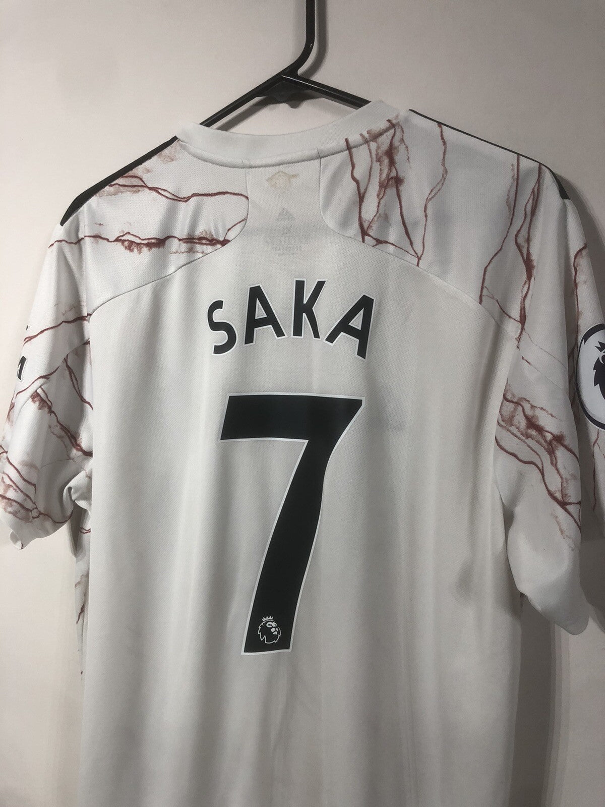 Arsenal Saka #7 2020/21 XL Away Shirt Adidas Excellent Condition EH5815