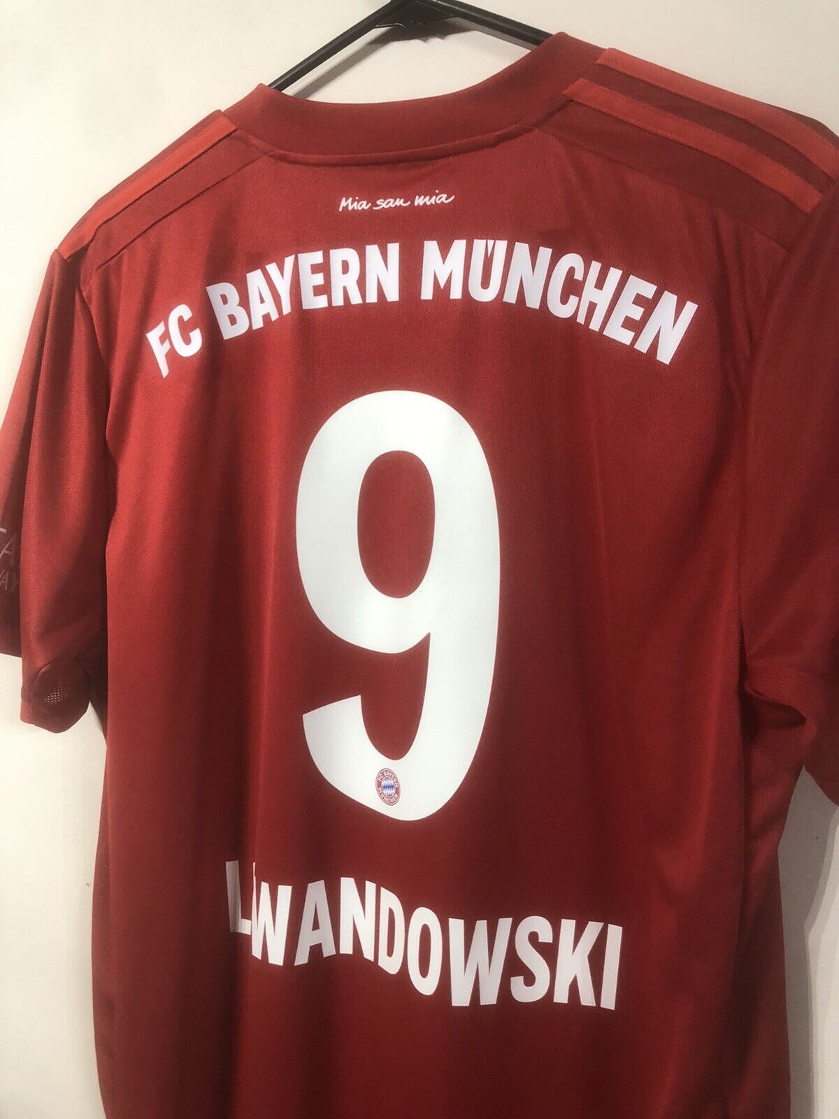 Lewandowski 9 Bayern Munich 2019 20 Large Home Shirt Excellent Condition Dw7410