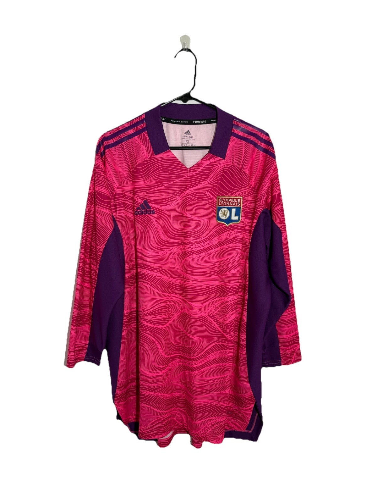 Olympique Lyon 2021/22 XL 3rd Goalkeeper Football Shirt Adidas BNWT GT8420