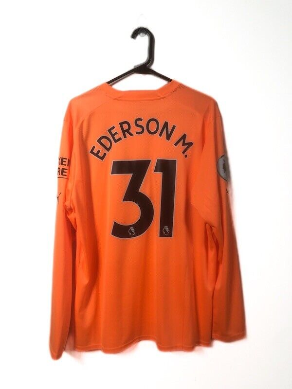 Ederson M 31 Manchester City 2022 23 XL Home Goalkeeper Shirt 765746 99