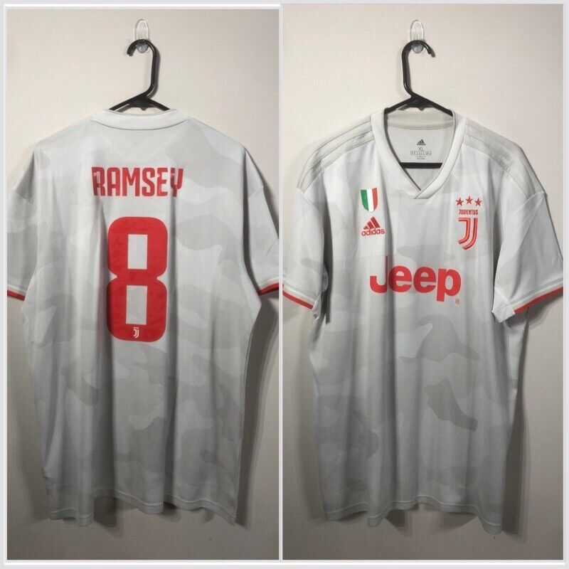 Ramsey #8 Juventus 2019/20 XL Away Football Shirt Adidas Excellent Condition