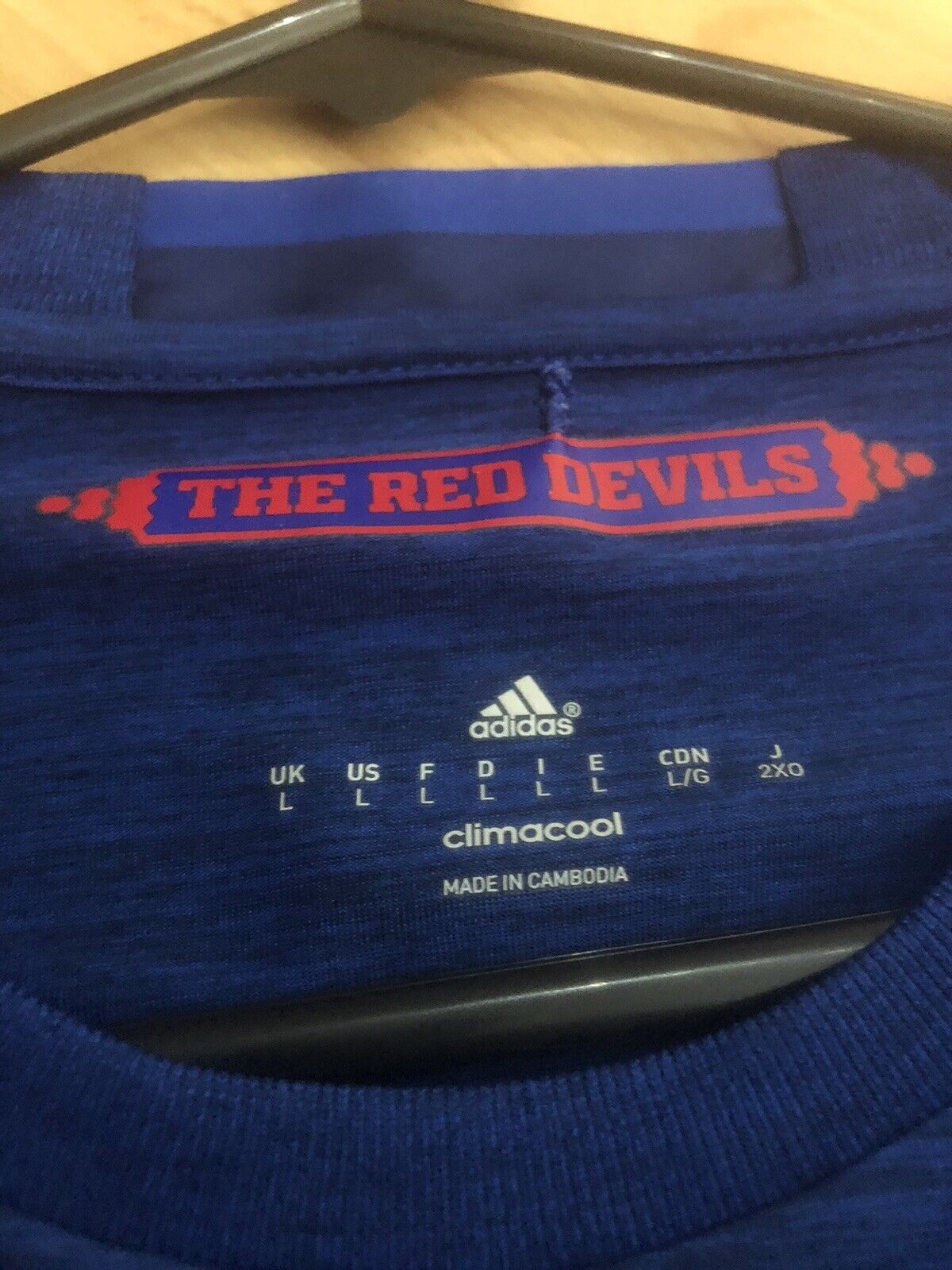 Manchester United 2016 17 Large Ls Away El Final Excellent Condition Ai6703