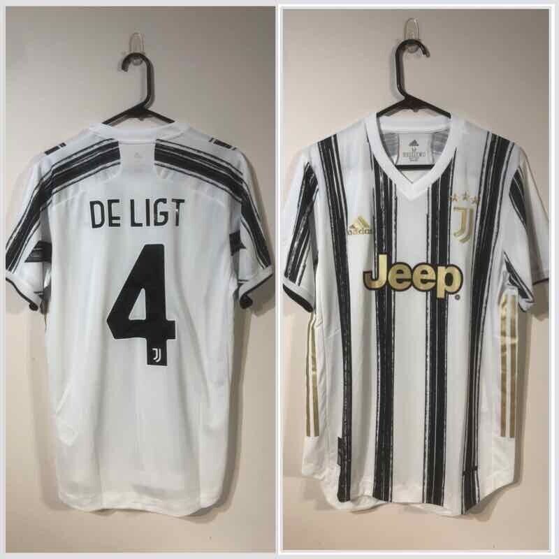De Ligt #4 Juventus 2020/21 Medium Home Football Shirt Jersey Adidas BNWT