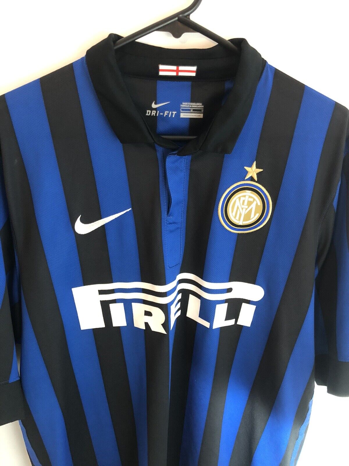 Inter Milan 2011 12 Large Home Shirt Nike Excellent Condition 419985 010